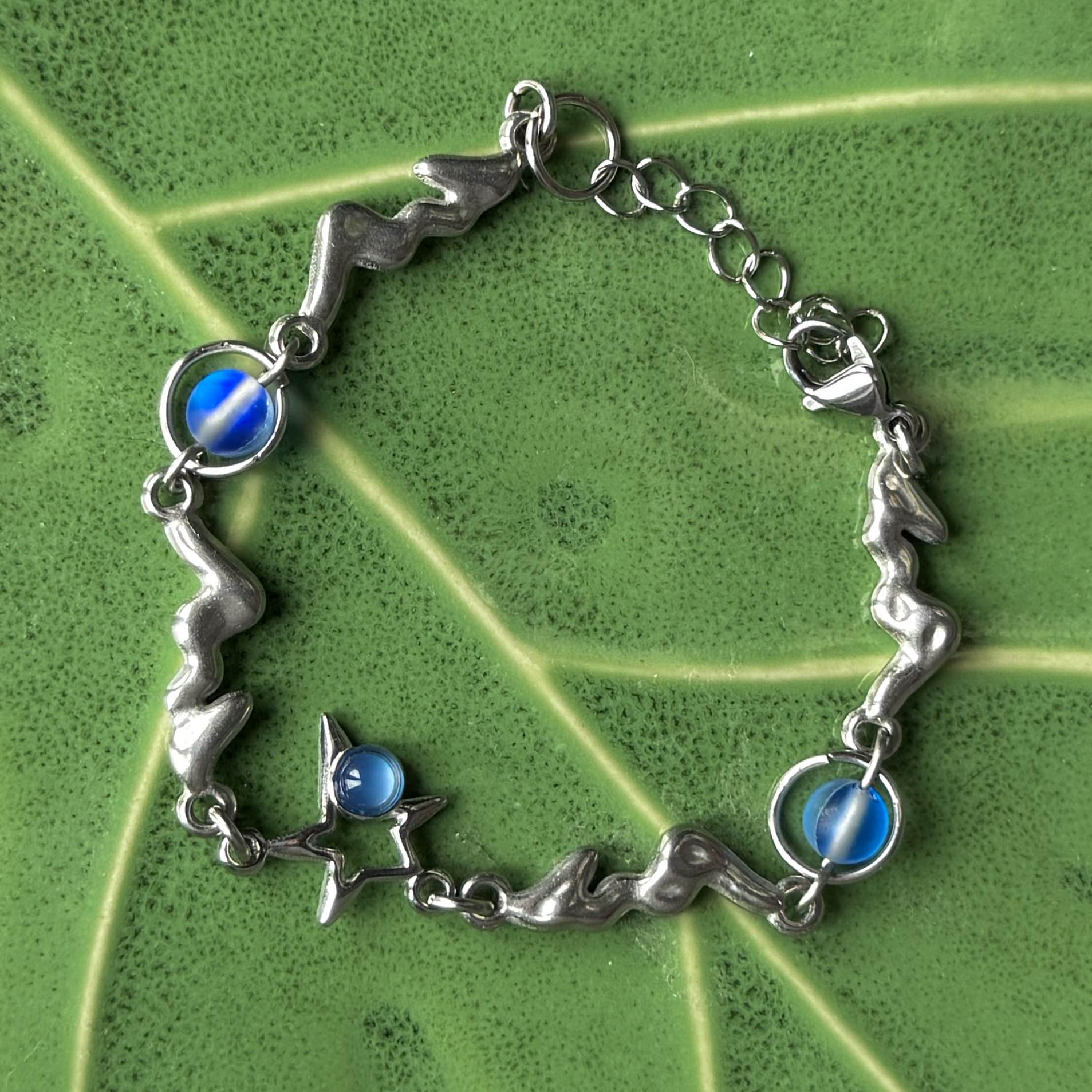 Silver Stainless Steel Jimin Bracelet