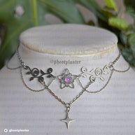 Golden or Silver Stainless Steel Rapunzel Choker