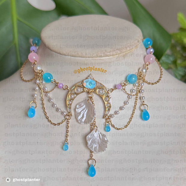 Golden or Silver Stainless Steel  Sereia Layer Necklaces