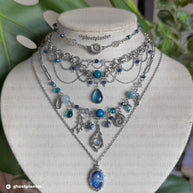 Golden or Silver Stainless Steel Siren Layering Necklaces