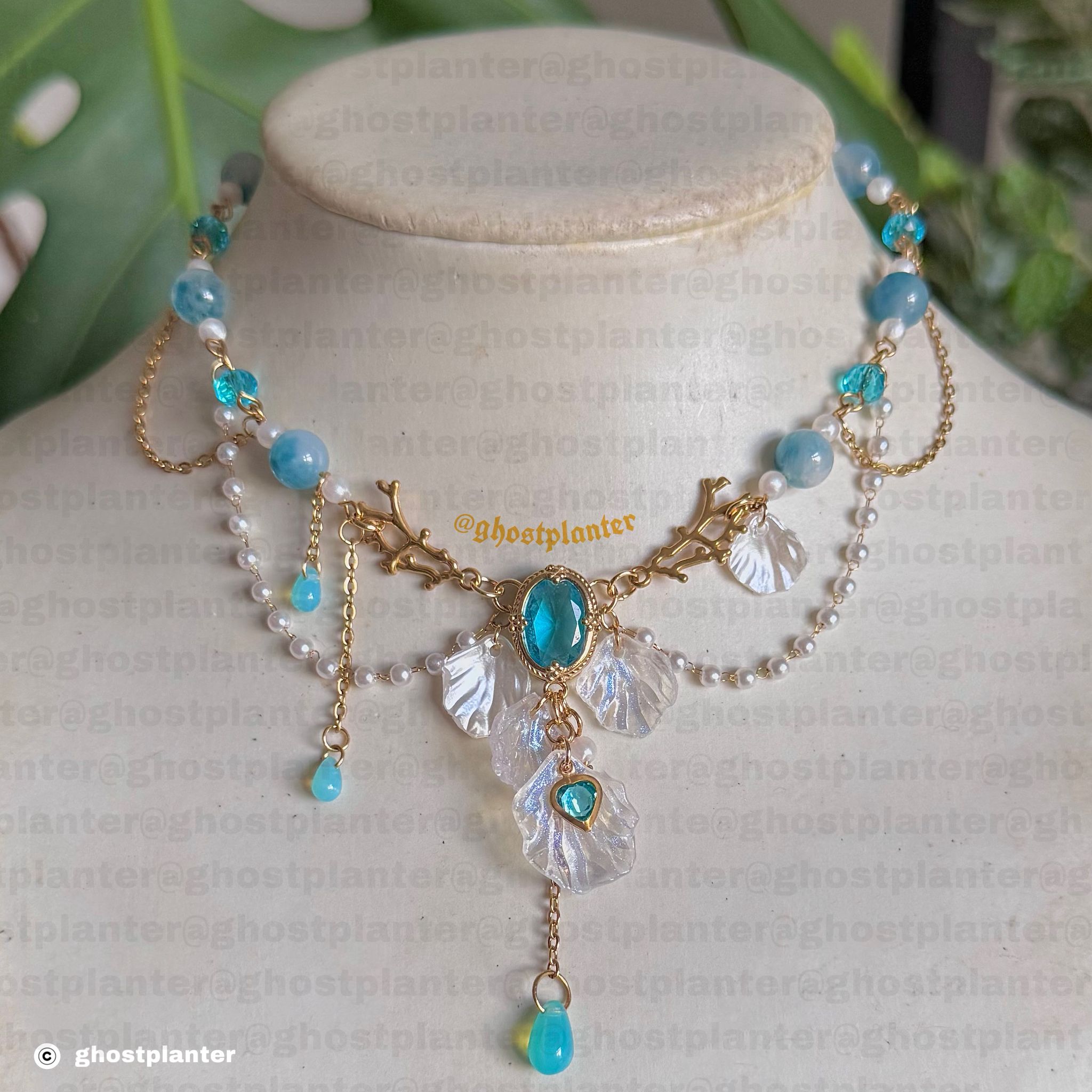 Golden or Silver Stainless Steel Meridia Necklace