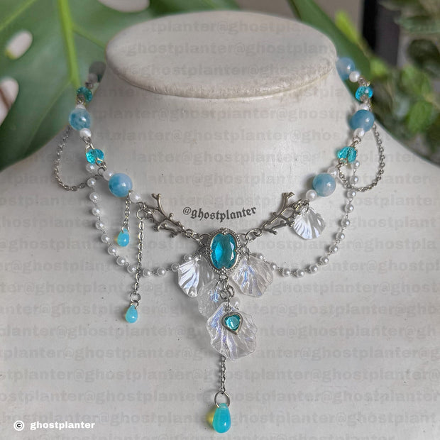 Golden or Silver Stainless Steel Meridia Necklace