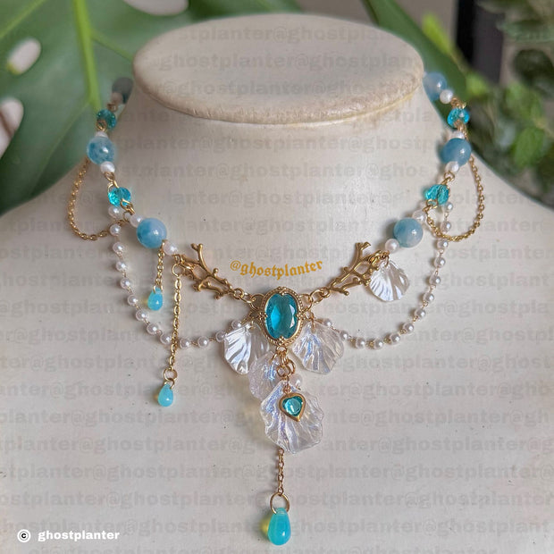 Golden or Silver Stainless Steel Meridia Necklace