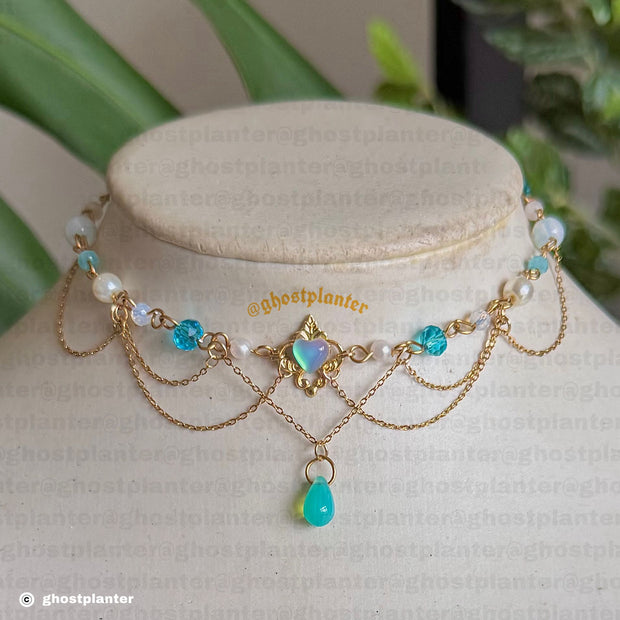 Golden or Silver Stainless Steel Royal Summer Choker