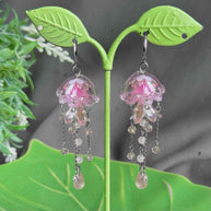 Customizable Steel Jellyfish Earrings Designs 1-6