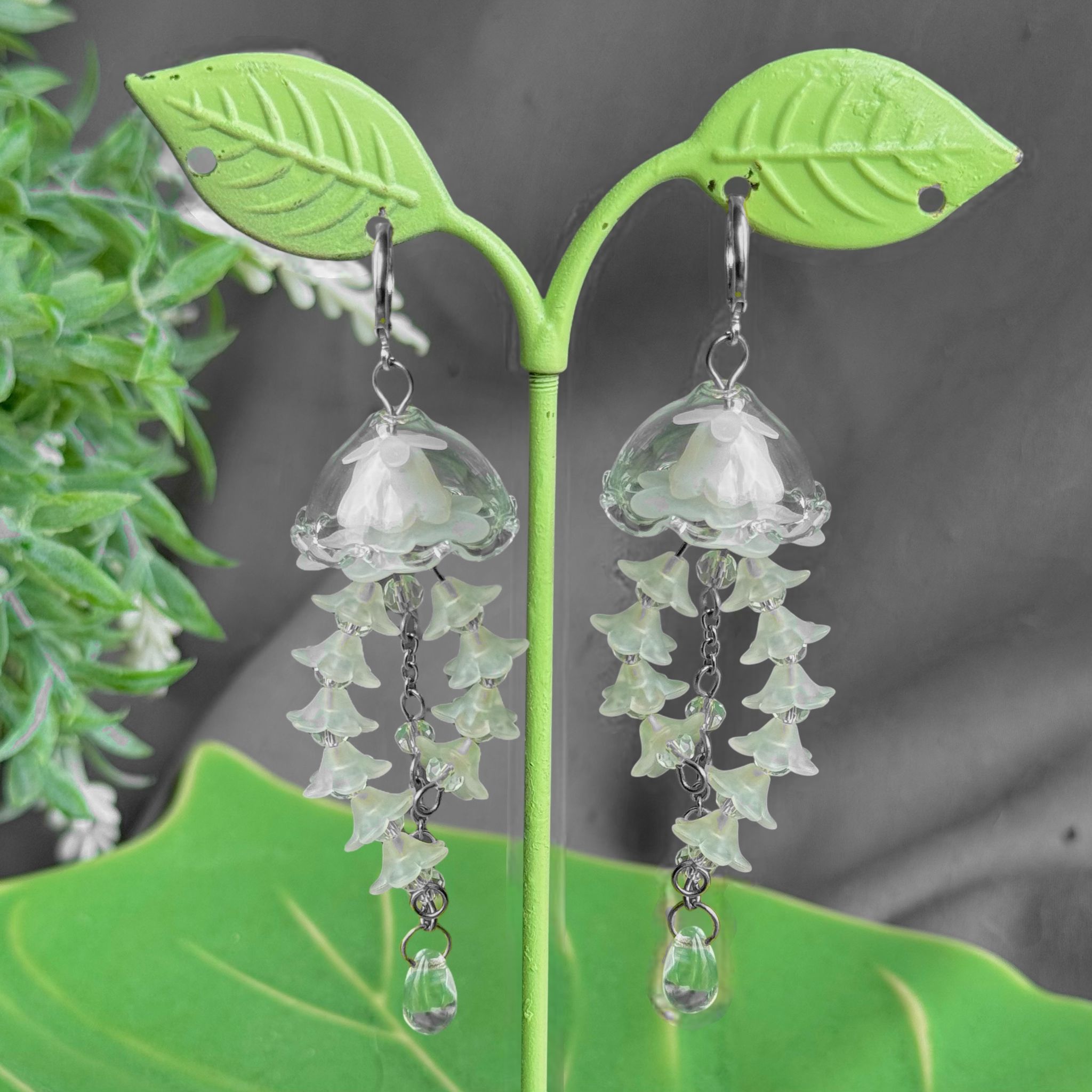 Customizable Steel Jellyfish Earrings Designs 1-6