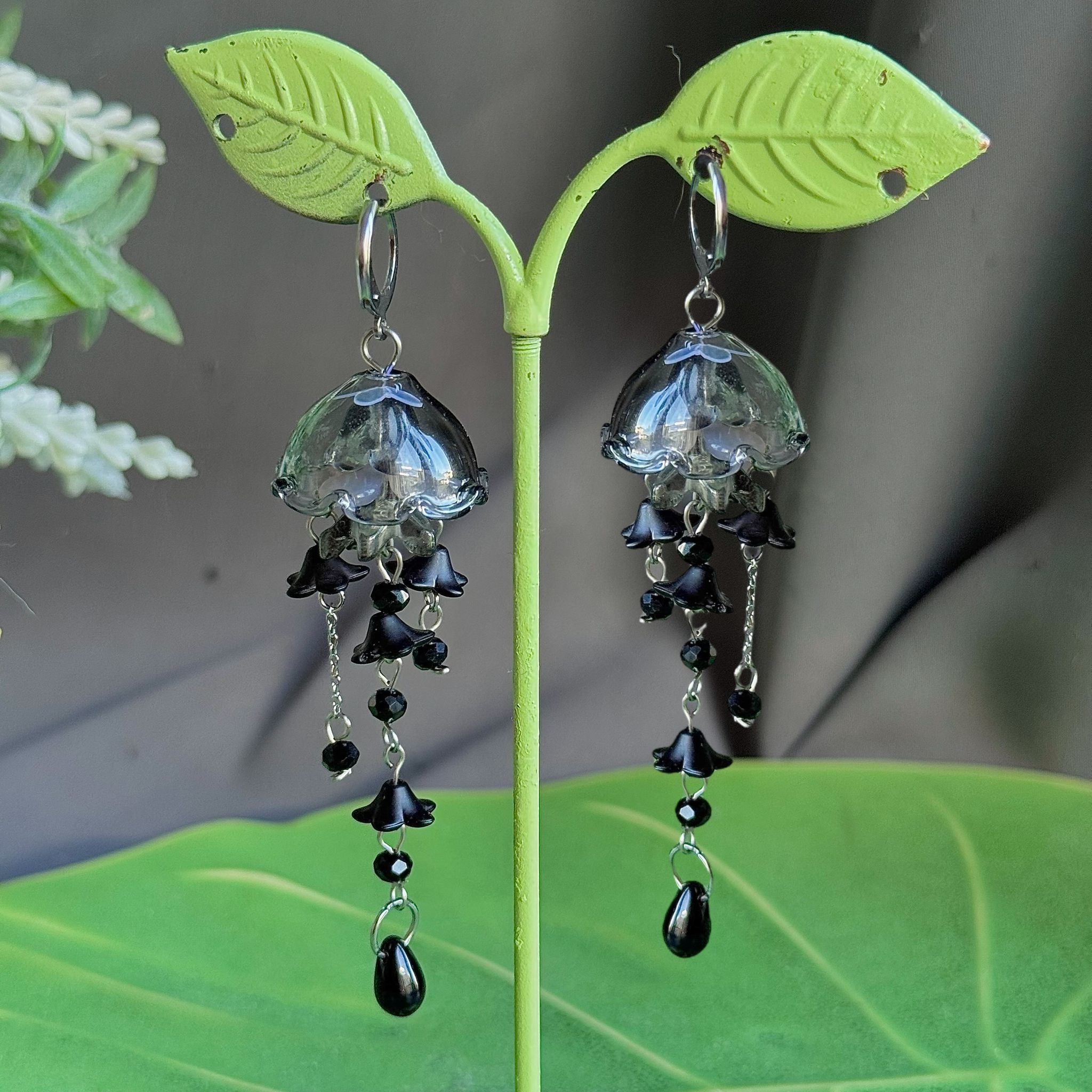 Customizable Steel Jellyfish Earrings Designs 7-8