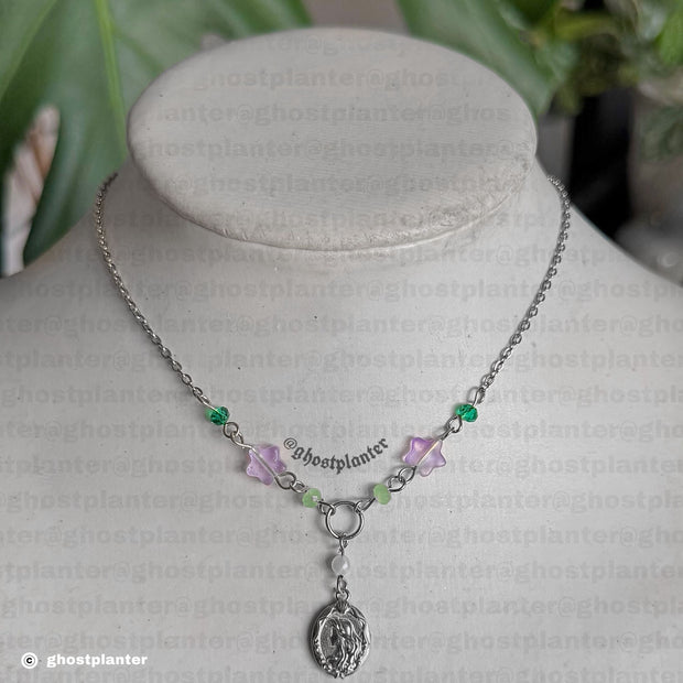 Golden or Silver Stainless Steel Little Mermaid Pendant Necklace