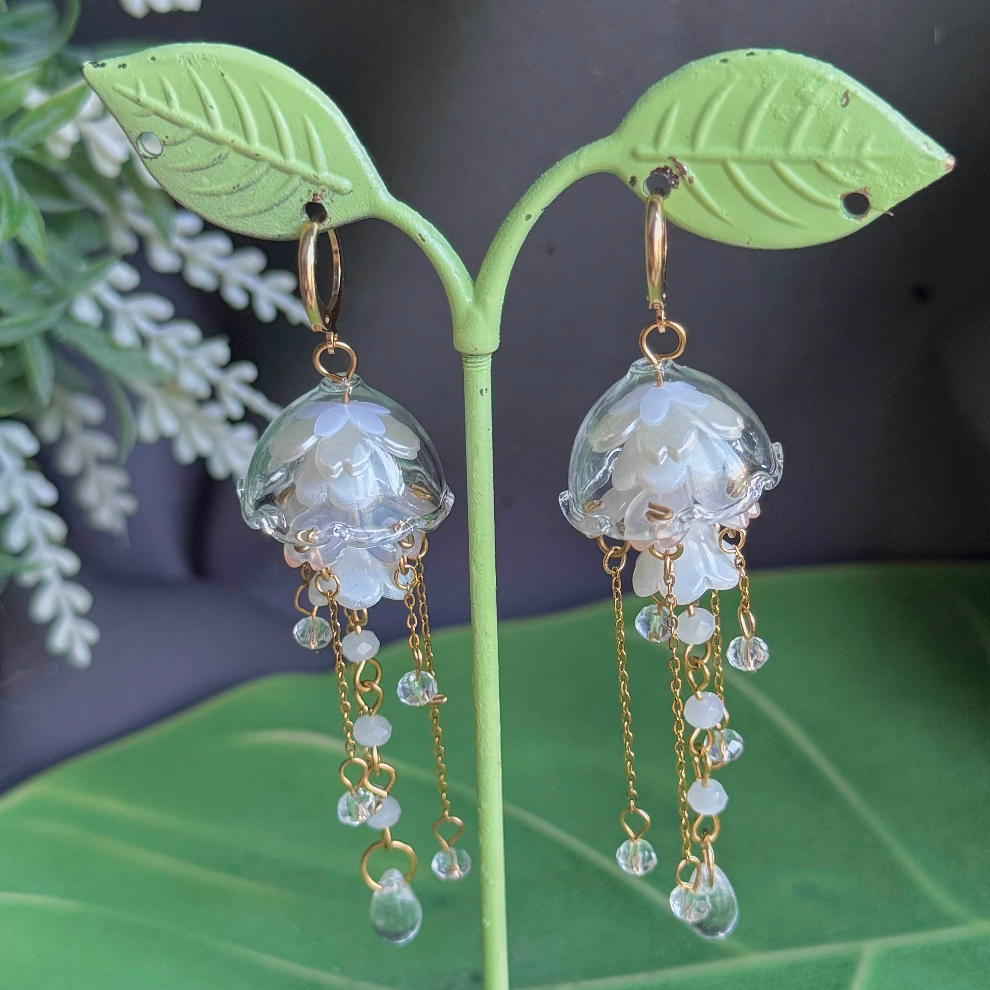 Customizable Steel Jellyfish Earrings Designs 1-6