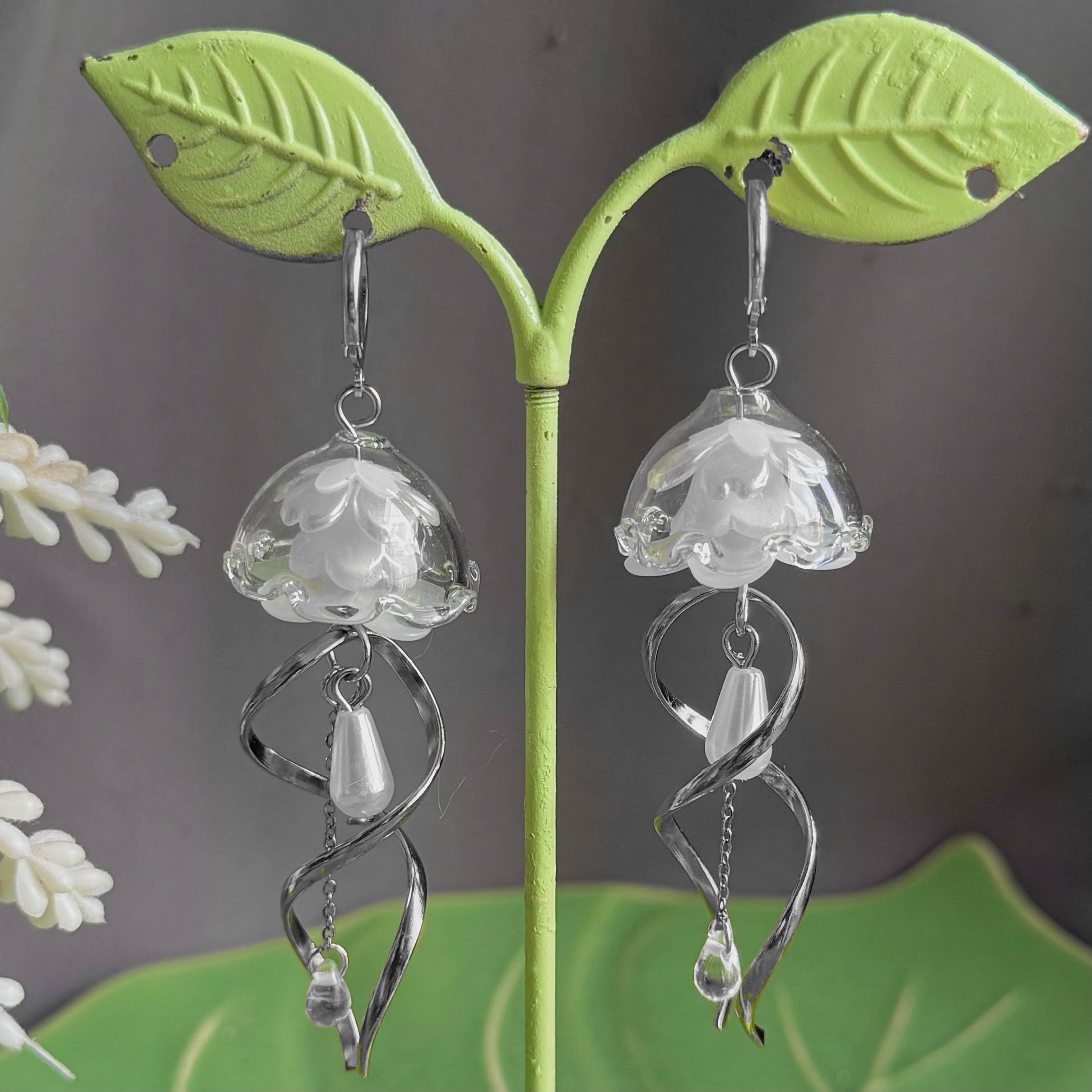 Customizable Steel Jellyfish Earrings Designs 1-6