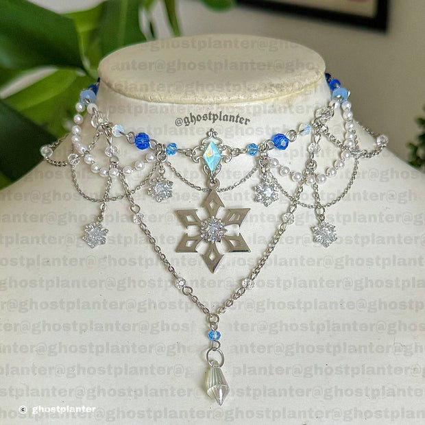 Silver Steel Eula Necklace