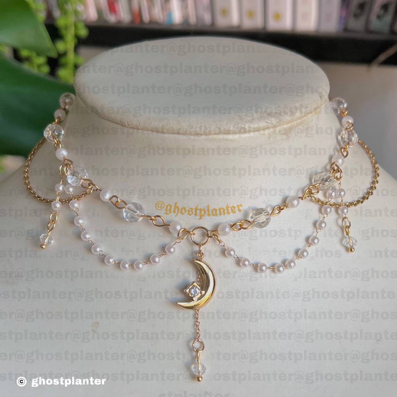 Golden or Silver Steel Kim Necklace