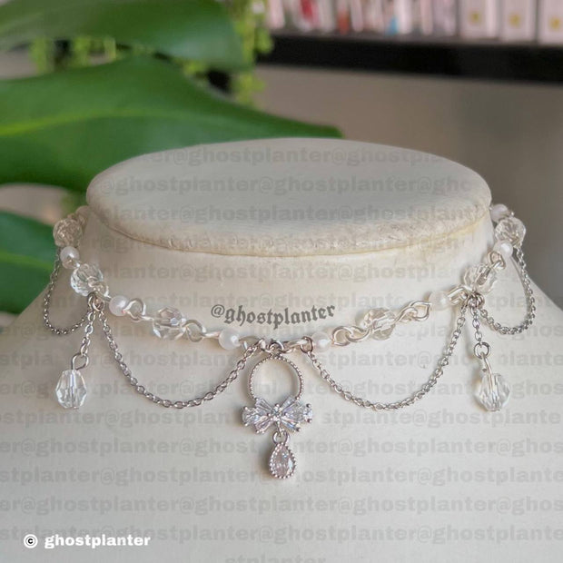 Silver Alloy Lisa Necklace