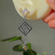 Silver / Golden Steel Genshin Earringpieces