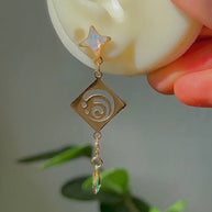 Silver / Golden Steel Genshin Earringpieces