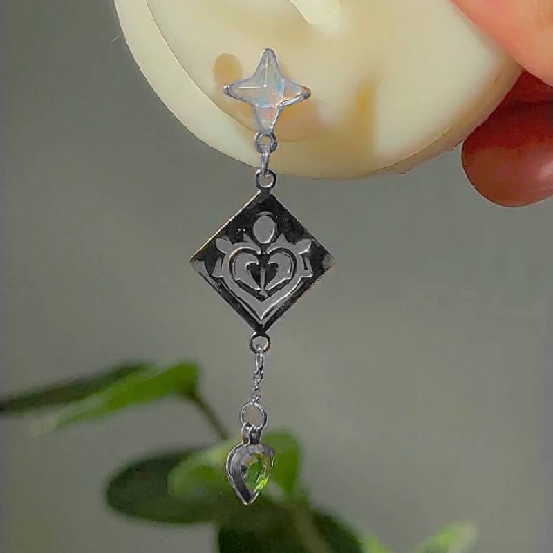 Silver / Golden Steel Genshin Earringpieces