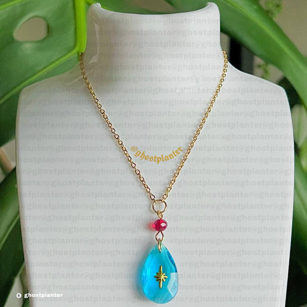 Golden Steel Simple Howls Moving Castle Necklace