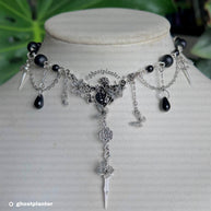 Silver Alloy Butterfly Necklace