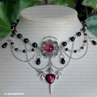 Silver Alloy Lovely Hell Necklace